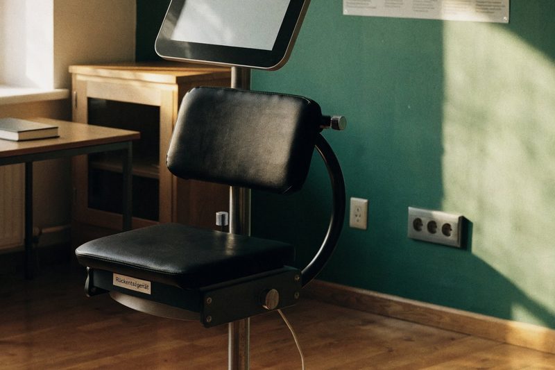 Rückentestgerät des Dr. Wolff Back Check im Gesundheitszentrum Vollert